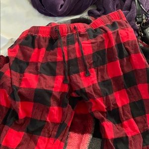 Old navy plaid pajamas pants